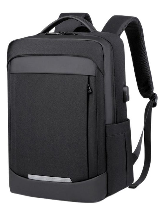 Playbags Collection Backpack for Laptop 15.6" with USB Port in Black Color