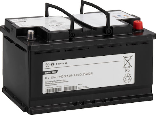 Opel Batterie Auto mit Kapazität 95Ah und CCA 900A