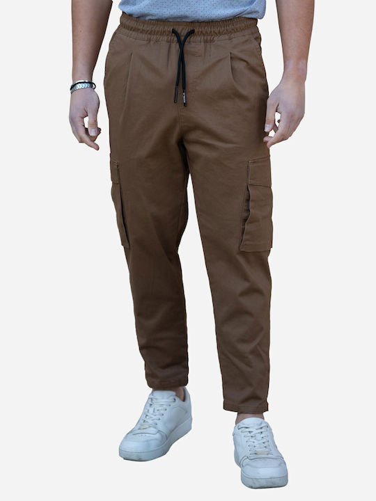 Sydney Pantaloni Elastic Maro