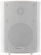 Adastra BP4A-W Αυτοενισχυόμενο Επιτοίχιο Ηχείο 12W (Τεμάχιο) 15x15x19.5εκ. Λευκό