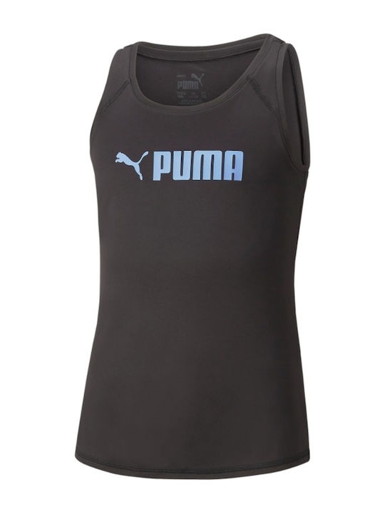 PUMA Kinderhemd Ärmellos Schwarz Tank