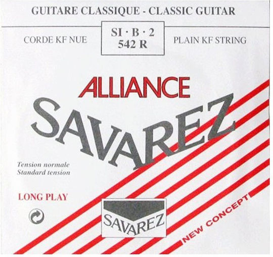 Savarez B Hochspannung Einzel Nylon Saiten für Klassische Gitarre