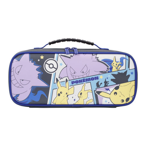 Hori Cargo Pouch Υφασμάτινη Θήκη Μεταφοράς για Κονσόλα Switch / Switch Lite / Switch OLED Pikachu Gengar & Mimikyu