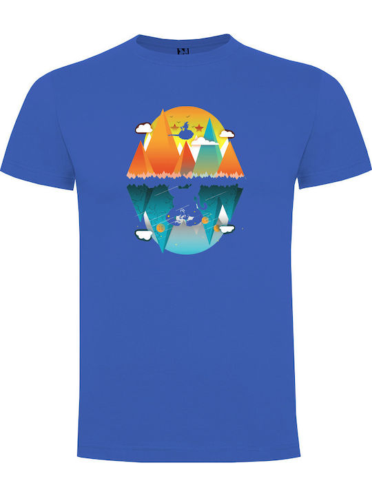 Tshirtakias Adventures of Son Goku T-shirt Blue