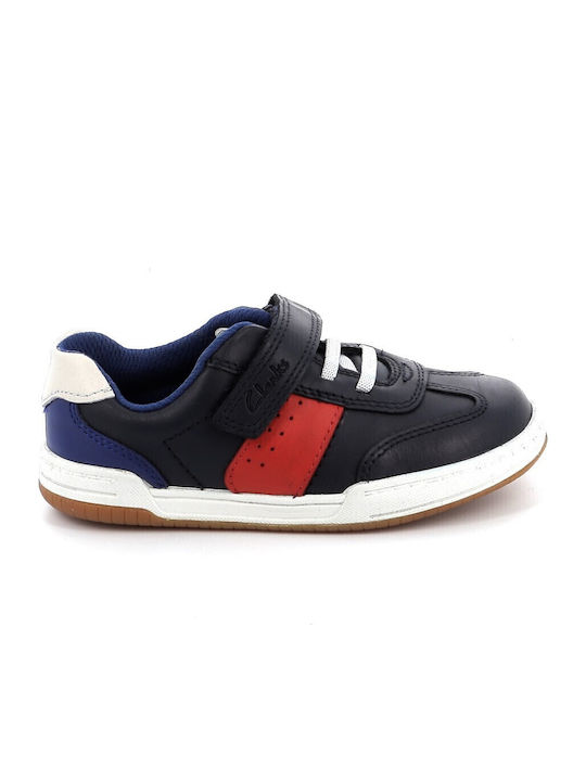 Fawnfanity K Kinder Sneakers Anatomisch mit Klettverschluss Marineblau