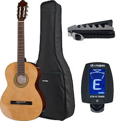 Thomann Κλασική Κιθάρα 4/4 Classic Bundle Natural