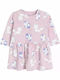 Kinderkleid Langärmelig Tüll Flieder