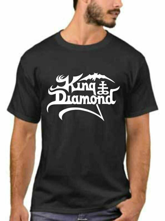 T-shirt King Diamond σε Μαύρο χρώμα