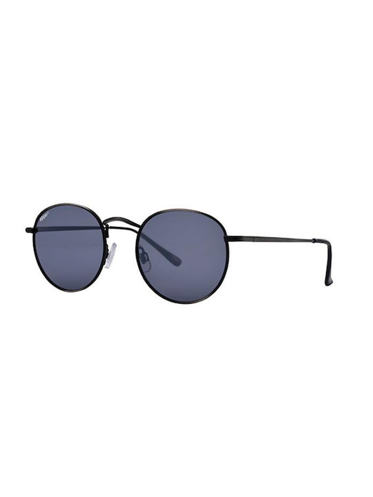 Zippo Sunglasses with Black Metal Frame and Blue Lens OB130-23