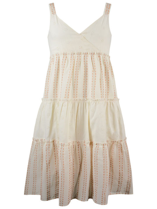 Energiers Kids Dress Sleeveless Ecru