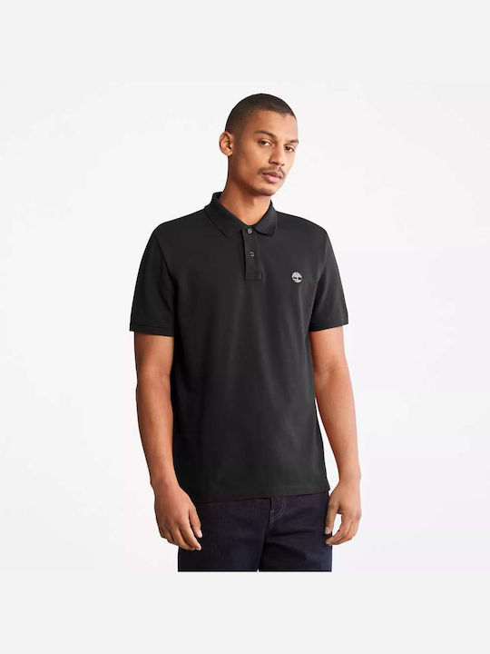 Timberland Millers Ανδρικό T-shirt Polo Μαύρο