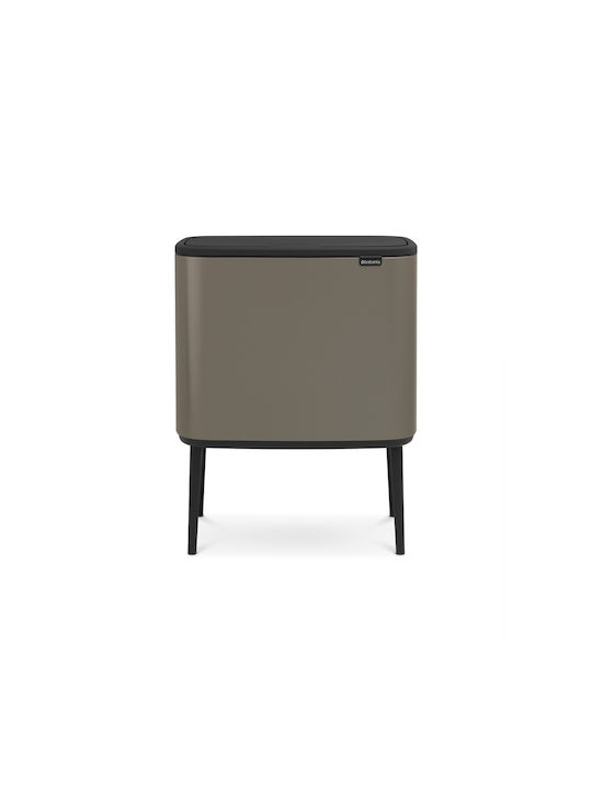 Brabantia Waste Bin from Inox Steel Push 36L Pl...