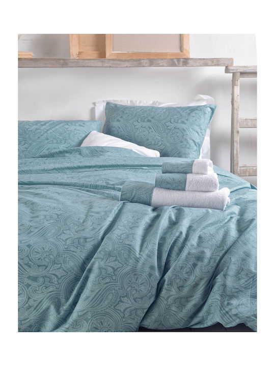 Rythmos Duvet Cover Set Cotton Single with Pill...