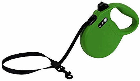 Alcott Foldable Dog Leash/Lead Strap Wanderer in Green color 5m up to 30kg