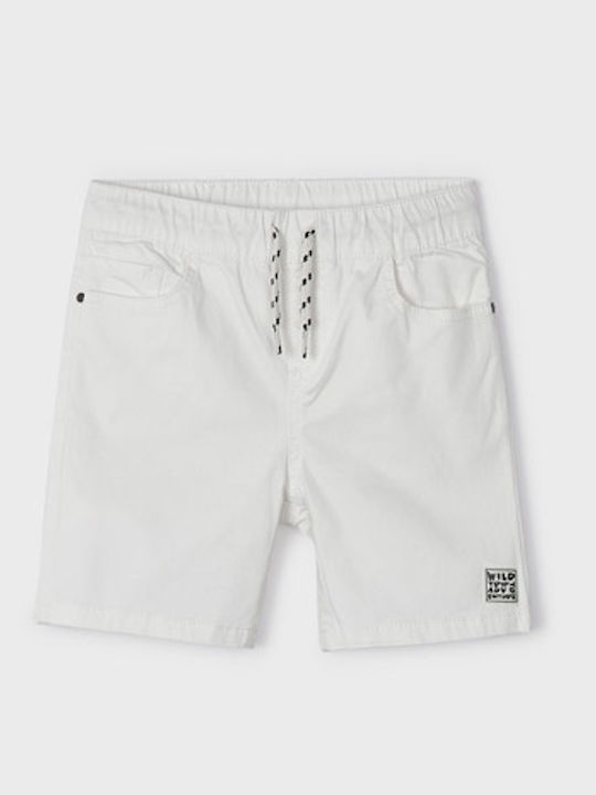 Kinder-Shorts/Bermudas Stoff Weiß