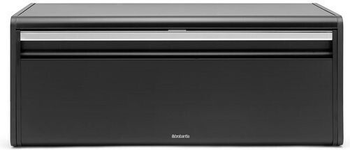 Brabantia Fall Front Bread Box with Lid Metallic Matt Black 46.5x25x18.7cm Brabantia Fall Front Bread Box with Lid Metallic Matt Black 46.5x25x18.7cm