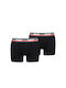 Sportswear Label Men's Boxers Black 2Pack