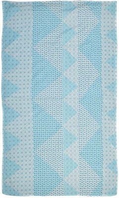 Ble Resort Collection Πετσέτα Θαλάσσης Παρεό Γαλάζια 180x100εκ.