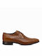 Damiani Men's Leather Dress Shoes Tabac Brown