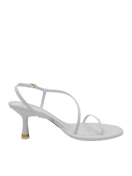 263103 Leder Sandalen Anatomisch Weiß