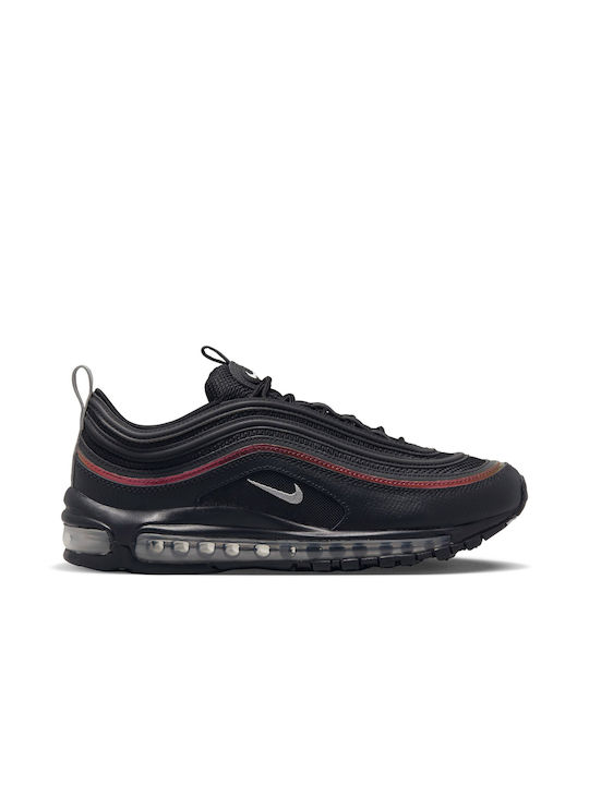 Nike Air Max 97 Ανδρικά Sneakers Black / Picante Red / Metallic Silver / Wolf Grey