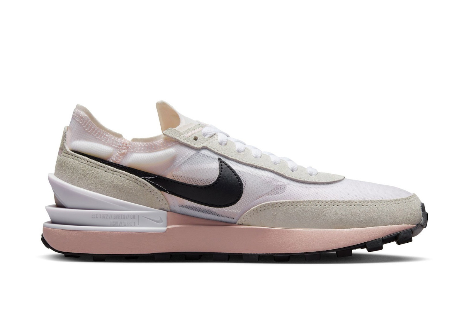 Nike Waffle One Γυναικεία Sneakers White / Pink Oxford / Pearl Pink