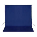 vidaXL Photography Backdrop Fabric 300x300cm. Blue