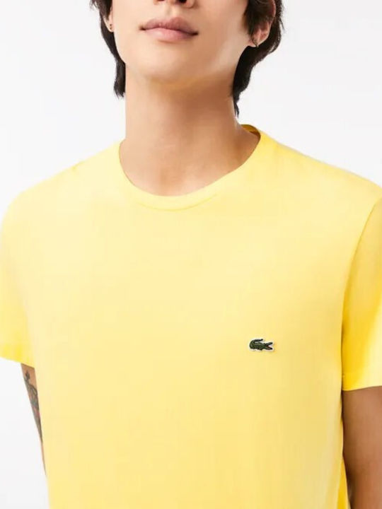 Lacoste T-shirt Κίτρινο