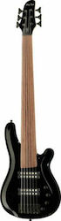 Harley Benton 6-String Electric Bass B-650FL BK Progressive B-650FL Fretless Harley Benton 6-String Electric Bass B-650FL BK Progressive B-650FL Fretless