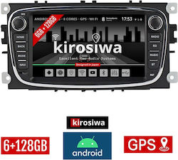 Kirosiwa Ηχοσύστημα Αυτοκινήτου για Ford C Max 2003-2010 (Bluetooth/USB/WiFi/GPS/Apple-Carplay/Android-Auto) με Οθόνη Αφής 7"