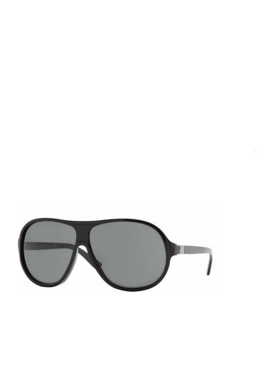 Versace Unisex Γυαλιά Ηλίου με Μαύρο Κοκκάλινο Σκελετό και Γκρι Φακό VE4153 GB1/87
