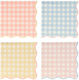 Party Napkins Gingham 12.7x12.7cm. 20pcs (Μiscellaneous Colors)