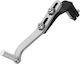 Gear Lever Μοτοσυκλέτας in Silver Color EE7112