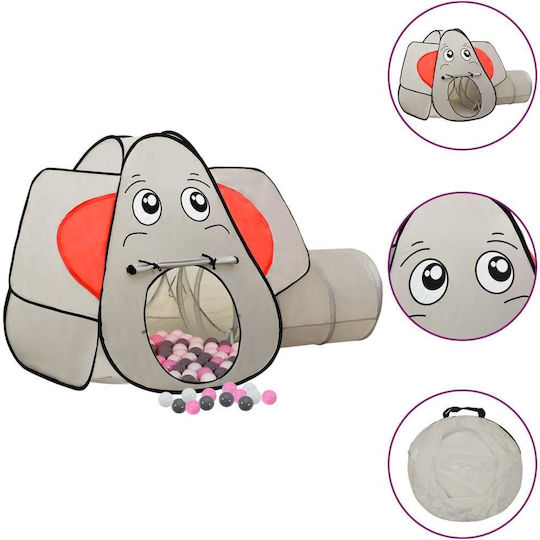 vidaXL Kinderzelt Elefant Gray