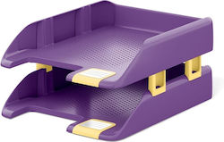 ErichKrause Filing Tray Plastic Purple