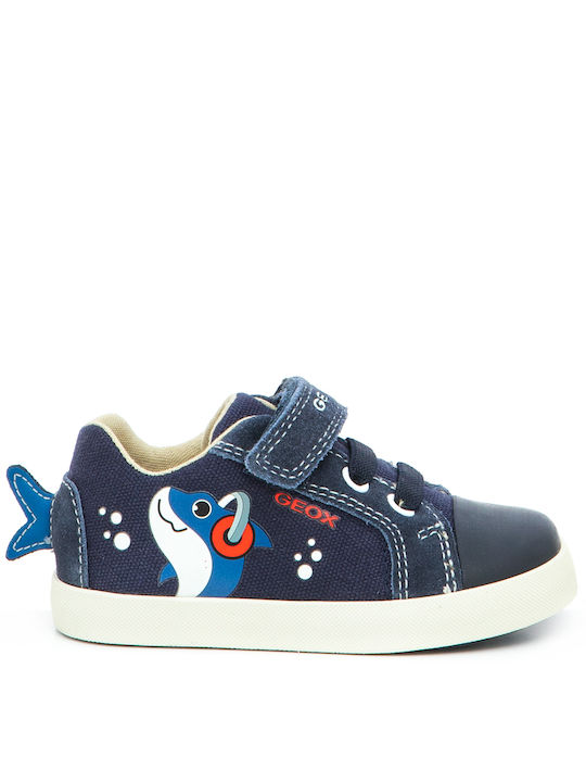 Geox Παιδικά Sneakers Ανατομικά για Αγόρι Navy Μπλε