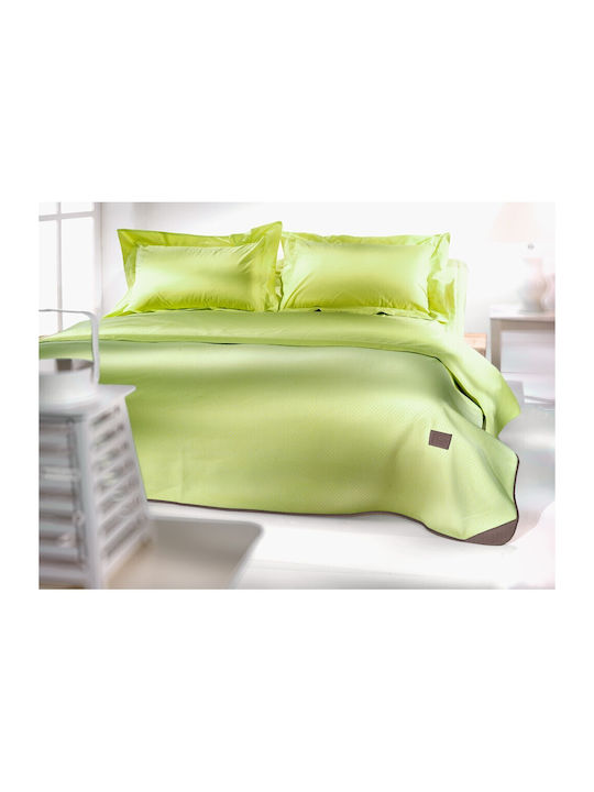 Guy Laroche Polar Blanket Acrylic Queen 230x250cm. Verde