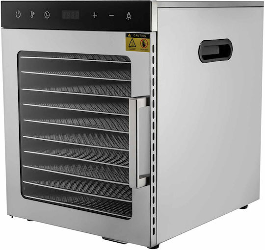 Karamco Ss10h Αποξηραντής Τροφίμων για 10 δίσκους 800W 34x39.5x43cm