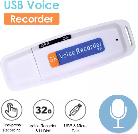 Voice Recorder 386349.02 με Eσωτερική Μνήμη 32GB