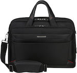 Samsonite Pro-DLX 6 Αδιάβροχη Τσάντα Ώμου / Χειρός για Laptop 17.3" σε Μαύρο χρώμα