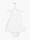 Girls Dress Sleeveless with Accessories White