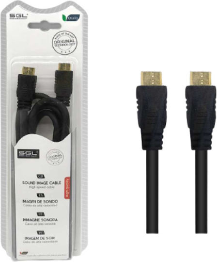 SGL Kabel HDMI-Stecker - HDMI-Stecker 3m Schwarz