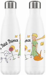 Enesco Детска Бутилка За Вода Термос Малкият Принц Non Spill 500ml Бяла