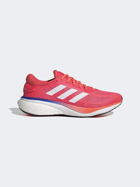 Adidas Supernova 2.0 Ανδρικά Αθλητικά Παπούτσια Running Solar Red / Cloud White / Lucid Blue