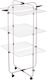 Vesta Rotondo 3 Metallic Folding Floor Clothes Drying Rack with Hanging Length 16m