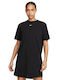 Nike Summer Mini Athletic Dress T-Shirt Short Sleeve Black