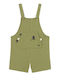 Παιδική Σαλοπέτα Υφασμάτινη Dinosaur Overalls Χακί