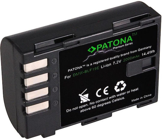 Patona Μπαταρία Φωτογραφικής Μηχανής IM1035 2000mAh Συμβατή με Panasonic