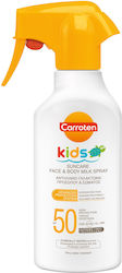 Carroten Kids Impermeabil Copii Crema de Soare Spray pentru Față & Corp SPF50 270ml