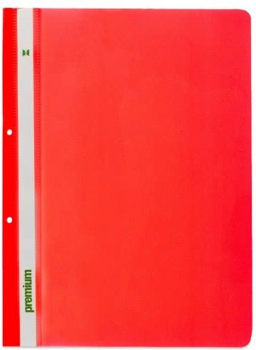 A&G Paper Clipboard with Spring for Paper A4 Red Premium 1pcs